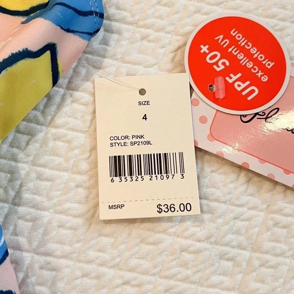 NWT Floatimini Toddler Girl One Piece Swimsuit Size 4 - Picture 9 of 9